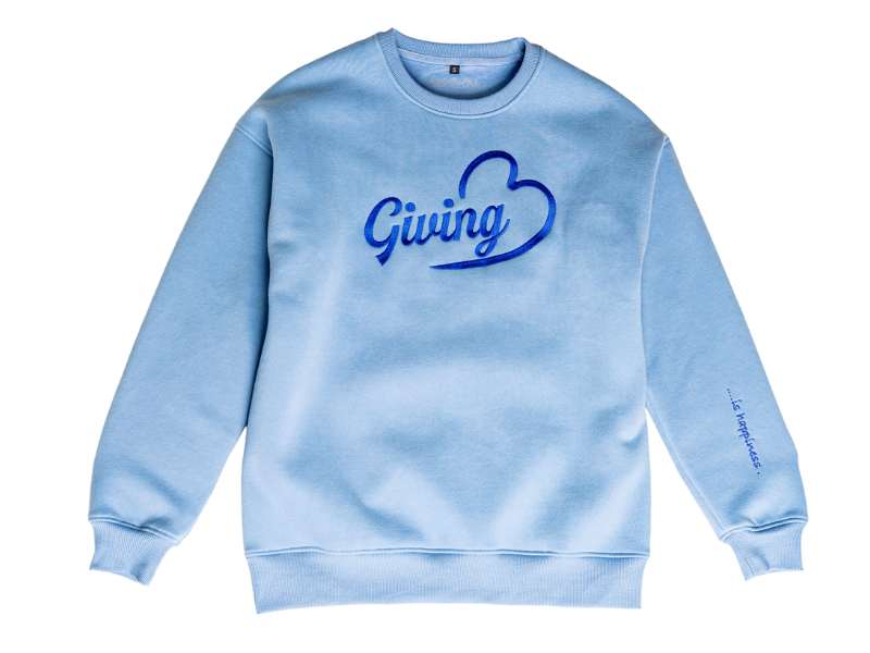 Crewneck Sweatshirt - Aqua Blue